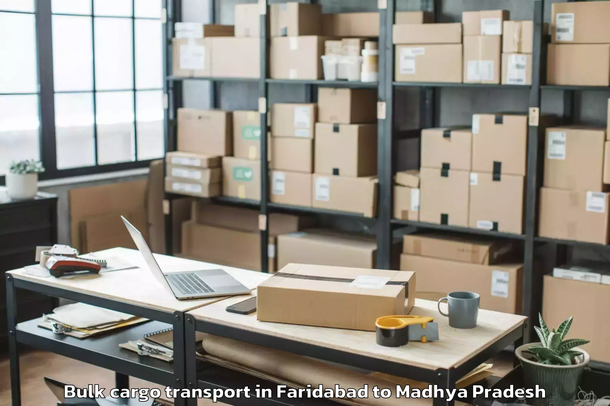 Reliable Faridabad to Jabalpur Bulk Cargo Transport